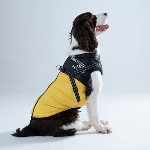 Ropa para Perros al por Mayor, Chaqueta de Invierno para Perros Grandes con Arnés, Personalizable con Logotipo, Resistente al Viento, de Poliéster - Product Image 6