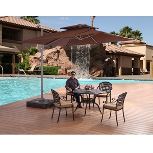 Imperméable à l'eau de Jardin En Plein Air Parasol <span class=keywords><strong>Grand</strong></span> Carré Cantilever Parapluie 3m Parasol Parapluie - Product Image 1