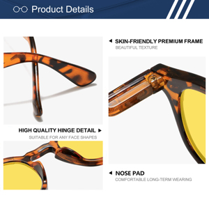 Lunettes de jeu anti-lumière bleue avec verres ambrés, anti-fatigue, pour hommes et femmes, idéales pour les joueurs - Product Image 4