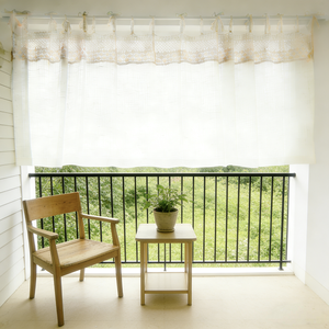 <span class=keywords><strong>Rideau</strong></span> <span class=keywords><strong>court</strong></span> en dentelle de style simple, portable et facile à installer, idéal <span class=keywords><strong>pour</strong></span> salon, chambre à coucher, petite fenêtre - Product Image 4