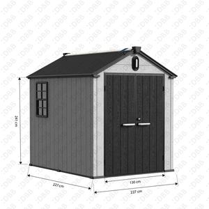 <span class=keywords><strong>Caseta</strong></span> de Jardín de Ensamblaje Rápido, Casa Prefabricada, Almacenamiento de Equipos de Jardín - Product Image 6