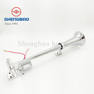 Bocina de aire de un solo tubo Shengbao, 12V, de aluminio, eléctrica, para camión/tren, para actualización/retrofit - Product Image 4