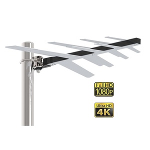 Antena de TV Digital de Largo Alcance, Antena HDTV para Exteriores, Antena de TV Inteligente de Plástico y Aluminio, Captura Canales por Cable - Product Image 1