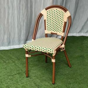 Silla de Jardín Moderna de Madera y Ratán para Exteriores, para Sala de Estar, Hotel, Villa, Cafeterías, Casas de Huéspedes, Balcones, Salones de Té - Product Image 3