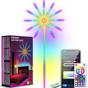 Luces Solares LED de Fuegos Artificiales, Luces de Hadas RGB con Control Remoto, Decoración para Exteriores, Caminos, Patios, Jardines, Navidad - Product Image 4