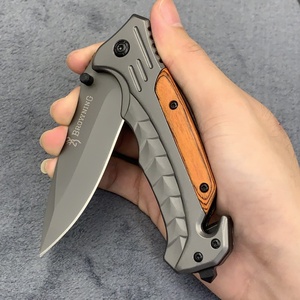 Cuchillo de Bolsillo Plegable Personalizable Green Forest HK, Grado OEM, para Camping, Hoja de Acero Inoxidable 3CR13 Ultra Afilada, No Ajustable - Product Image 3