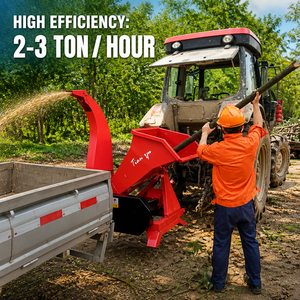 Broyeur de bois HY300T entraîné par prise de force de tracteur, capacité de broyage de 12 cm (4,7 pouces), machinerie forestière pour tracteur à attelage <span class=keywords><strong>3</strong></span> points - Product Image 5