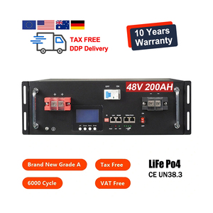 100Ah <b>48V</b> High Voltage LiFePO4 <b>Lithium</b>-<b>ion</b> <b>Battery</b> Energy Storage 10-20kWh Output Hybrid Grid Rack-Mounted System - Product Image 6