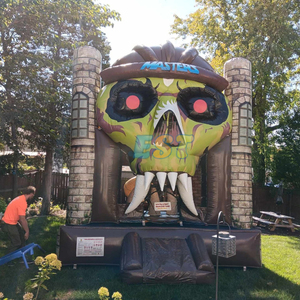 Commerciale di Halloween teschio di salto gonfiabile castello Jumper bambini gonfiabile <span class=keywords><strong>case</strong></span> infestate per adulti casa di rimbalzo per il partito - Product Image 2