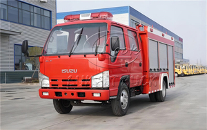 Camion de pompiers Isuzu 2cbm avec canon à eau sur le toit, portée de 50 m, camions de pompiers à vendre - Product Image 3