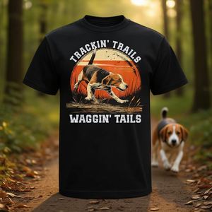 T-shirt de chasse au beagle pour les dresseurs de chiens, idéal pour les traques sur sentiers, pour les amoureux des chiens, idée cadeau parfaite - Product Image 3