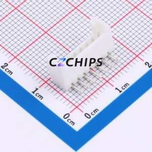 BX-HY2.0-7PWZ Wire-to-Board Pin Header Bent Lead Through Hole,P=2mm Connector 1x7P 2mm Right Angle Insert HY - Product Image 1