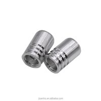 Fabricants de pièces métalliques Tige de roue personnalisée Bouchon de valve automobile en titane avec trou borgne pour pneu