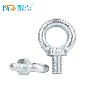 Boulons <span class=keywords><strong>d</strong></span>'<span class=keywords><strong>ancrage</strong></span> et boulons à anneau en acier au carbone galvanisé DIN580 M6 M8 M12 M16 M24, grade 4.8 et grade 6.8 - Product Image 3