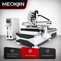 Routeur CNC multifonction 1325 avec changeur d'outils linéaire pour le travail du bois