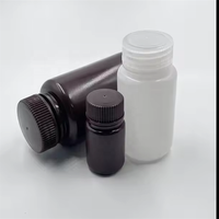 Flacons d'échantillons en plastique HDPE de 100 ml, 250 ml, 500 ml, 1000 ml, pipettes de laboratoire pour le stockage de réactifs chimiques