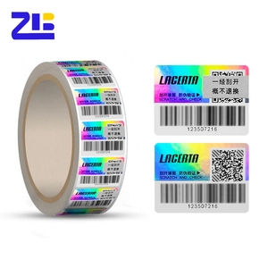 Tùy Chỉnh Holographic Nối Tiếp Số Sticker Với Mã <span class=keywords><strong>QR</strong></span> Scratch Off Dán Ảnh Ba Chiều - Product Image 4