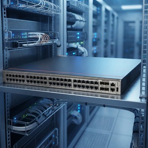 Commutateur d'entreprise S5732-H48S6Q (44 ports SFP Gigabit, 4 ports SFP+ 10 Gigabit, 6 ports QSFP 40GE, sans alimentation) - Product Image 4