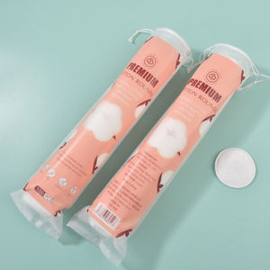 150 pz. di dischetti di cotone rotondi premium per la cura del viso e la rimozione del trucco LF430, confezione personalizzata, morbidi, a 3 strati, per unghie e cosmetici - Product Image 1