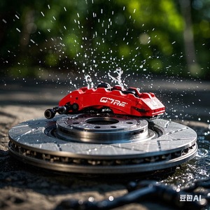Yoker แผ่นดิสก์เบรกหลังรถ Audi 4F0615601E ใหม่ - Product Image 4