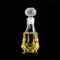 Botol Kaca Mini Sampel Minuman Alkohol Jus Anggur Minuman Keras 50ml 100ml 150ml Grosir, Dapat Didaur Ulang, Dengan Tutup Kaca