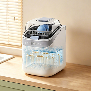 Machine de nettoyage automatique pour biberons, laveuse électrique, dispositif de nettoyage rapide avec fonction de désinfection, OEM ODM - Product Image 1