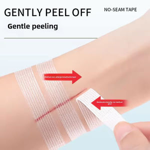 Bandes de fermeture cutanée sans suture Hysent, bande adhésive médicale, emballage stérile manuel, usage post-chirurgical, petite plaie - Product Image 4