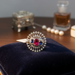 Elegant Ladies' Rose <b>Gold</b> 14K Solid <b>Gold</b> Lab Grown Diamond 0.66ct <b>Cocktail</b> <b>Rings</b> Stylish Fashionable IGI Certified Design - Product Image 3