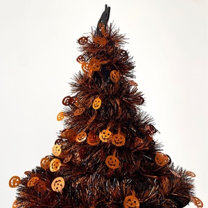 <span class=keywords><strong>Chapeau</strong></span> <span class=keywords><strong>de</strong></span> sorcière d'Halloween avec pendentif crâne, guirlandes colorées, thème horreur, en PET, accessoires <span class=keywords><strong>de</strong></span> décoration pour maison hantée d'Halloween - Product Image 4