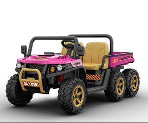 Новые 2-местные большие автомобили для детей, детские автомобили, электромобили на 12 В с дистанционным управлением - Product Image 6