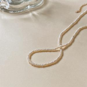 Collar de Cadena para Clavícula para Mujer, Extremadamente Fino, Perla Barroca Natural de Agua Dulce, Temperamento, Producto Famoso en Internet - Product Image 3