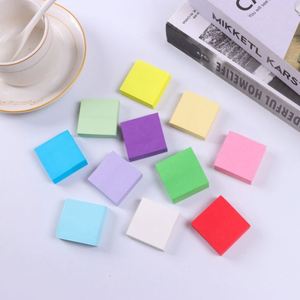 Custom Color Sticky Notes Set Mini Square Reusable Self-Adhesive <b>Memo</b> <b>Pads</b> for Students Office Gifts - Product Image 2