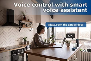 Tuya WiFi Smart Automatic Door Operator Garage Door Opener Modern Design Works Alexa <strong>Google</strong> 1 Year Warranty 99% Motor - Product Image 5