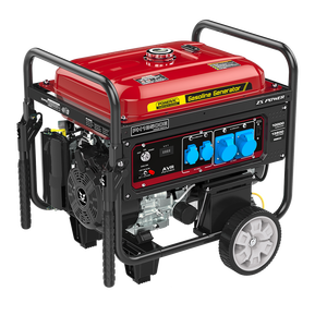 High-<b>Power</b> Gasoline <b>Generator</b> 10KW Auto Start 60Hz with Wheels and Push Rod for Large-Scale Residential Use - Product Image 5