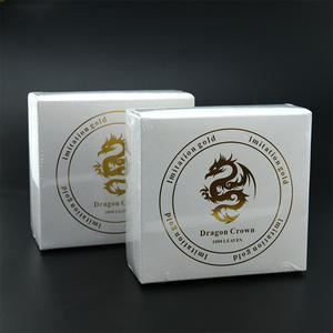 14 * נייר דרקון זהב נייר זהב בגודל 5 מ "מ עם חרוט טכניקה חרוט זהב עבור גילוף - Product Image 1