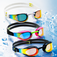 Lunettes de natation anti-buée OEM personnalisées, technologie double couche, design 3D ajusté, protection UV, vision large et claire pour adultes unisexes
