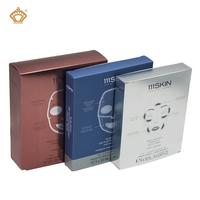 Emballage de soins de la peau de carte de papier coloré du fabricant chinois PR Box Masque facial en relief pour la beauté des cosmétiques Lotion pour la peau