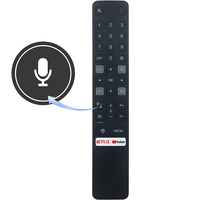 Télécommande vocale de remplacement RC901V FMR1 compatible avec les téléviseurs intelligents Android TCL