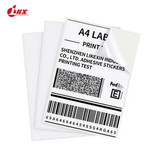 OEM A4 label Barcode Shipping Address Label FBA label Durable <b>Paper</b> Adhesive <b>Sticker</b> for Supermarket Use - Product Image 3