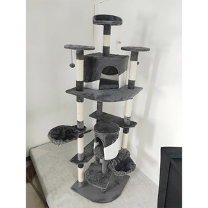 <span class=keywords><strong>Grand</strong></span> <span class=keywords><strong>arbre</strong></span> à <span class=keywords><strong>chat</strong></span> de luxe, accessoires de maison, vente en gros, livraison gratuite - Product Image 5