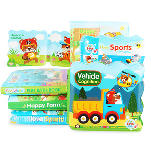 EVA Bath Book Cartoon Pattern Tear Resistant For Babies 0 24 Months Unisex Bath Toy - Product Image 1