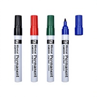 Lot de marqueurs permanents à alcool 6 mm en plastique, étanches, pour usage scolaire et de bureau, avec logo personnalisé, vente en gros usine