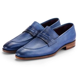 Chaussures Mocassins Plates en Cuir Véritable de Vache Style Nouveauté – Chaussures Classiques Décontractées et Habillées pour Hommes - Product Image 1
