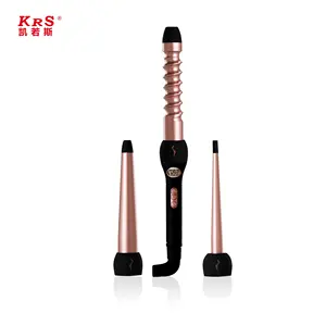 Fast Heating Hair Curler Fast Ceramic Flat Iron Hair Curling For Classic Private Label Hair Salon Equipment Ceramic Tourmaline