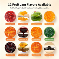 U-PICK 3kg Pineapple Jam 16% Brix 12 Months Shelf Life-Wholesale Commercial Topping for Milk Tea & Bakery Desserts