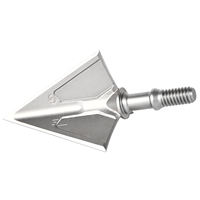 Offre Spéciale en acier inoxydable 100 grains têtes larges chasse en plein air 1.2 pouces diamètre de coupe tête de flèche tête large