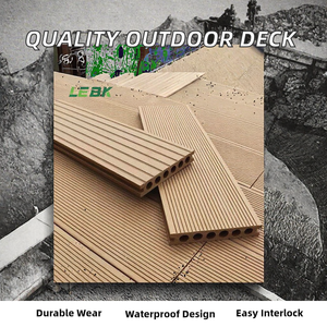 Turkey Manufacturer Quality Exterior Outdoor Composite <b>Decking</b> WPC Flooring Formaldehyde Water Resistant Eco-Friendly Fireproof - Product Image 2