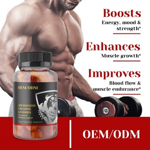 Bonbons de créatine monohydrate micronisée pure sans sucre pour adultes, OEM ODM, aliments sportifs pour hommes et femmes, pour la musculation - Product Image 3