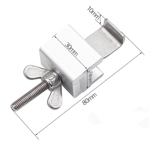Universal Anti-Theft Top Door Stopper Stainless Steel Door <b>Lock</b> Anti-Theft Top Stopper Travel Hotel <b>Lock</b> for Any Doors - Product Image 5