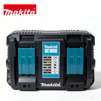 Chargeur rapide double fente Makita DC18RD 18V LXT pour batteries Li-ion BL1830 BL1840 BL18650B BL 18660BBL1890B 18V